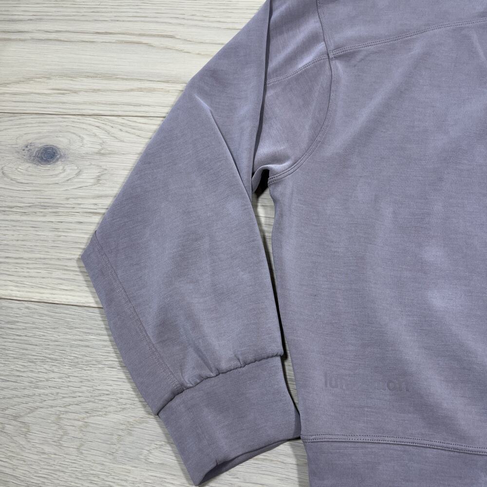 Womens Lululemon Peloton Softstreme Perfectly Oversize Crop Sweatshirt - Picture 14 of 16